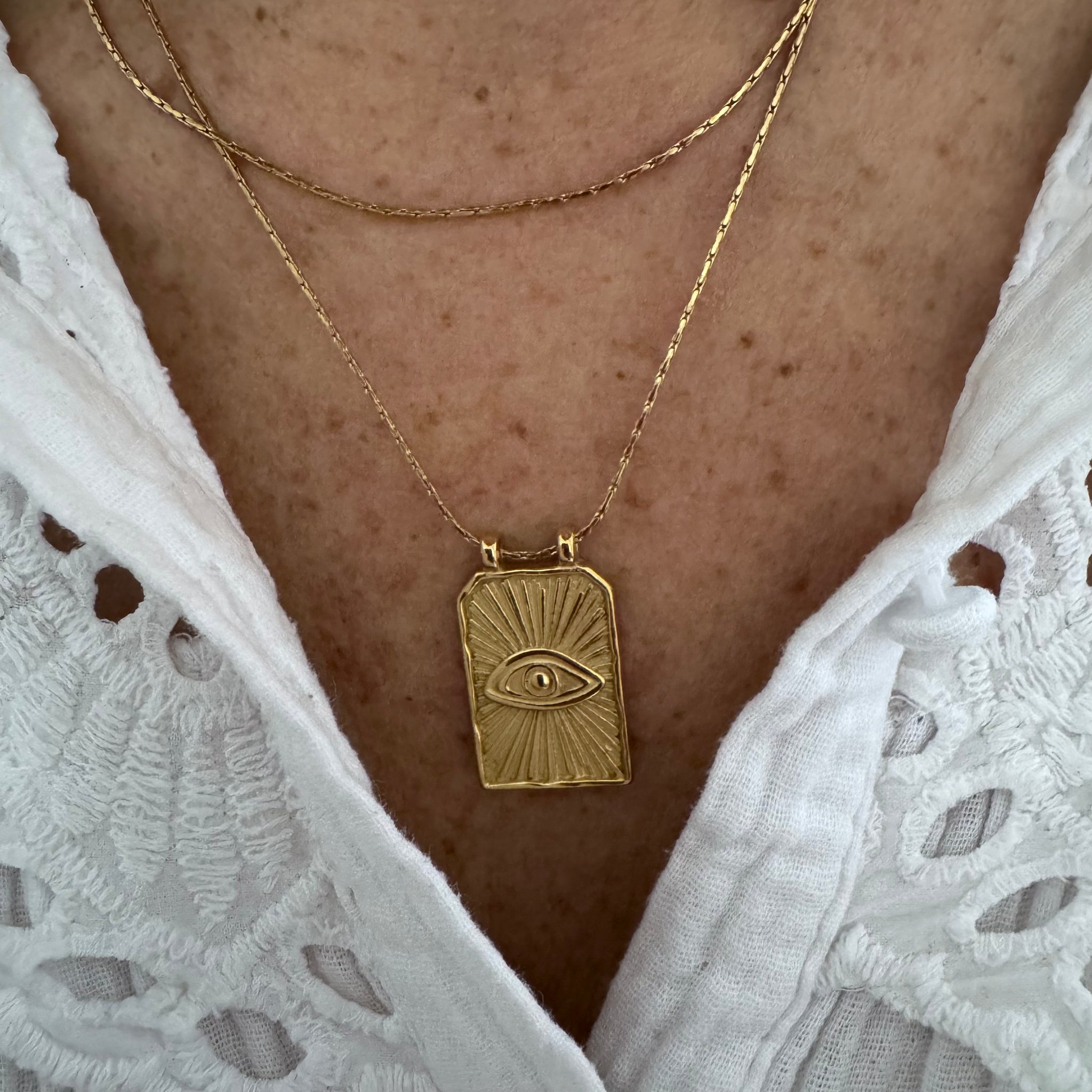 Sautoir Tania Oeil ou Coeur