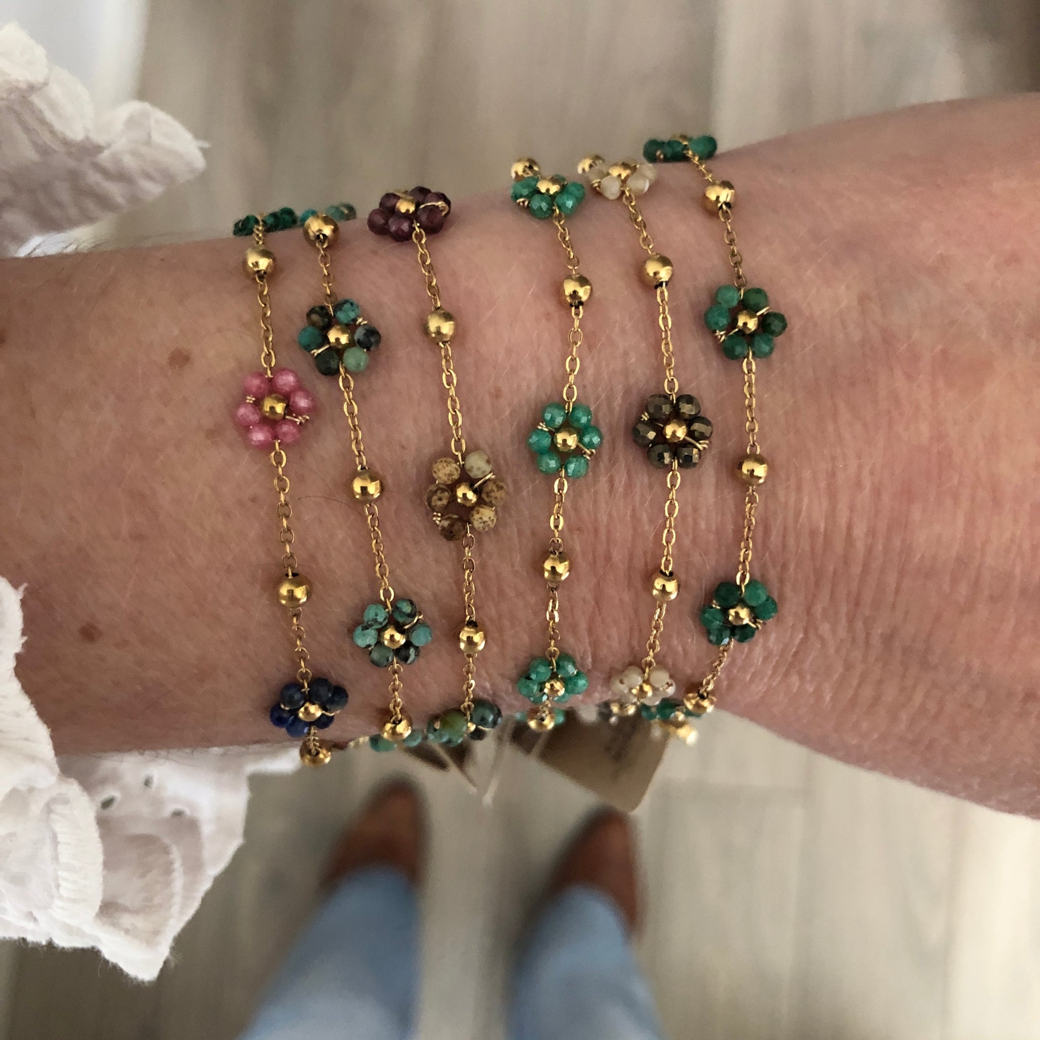 Collier Marguerite Labradorite