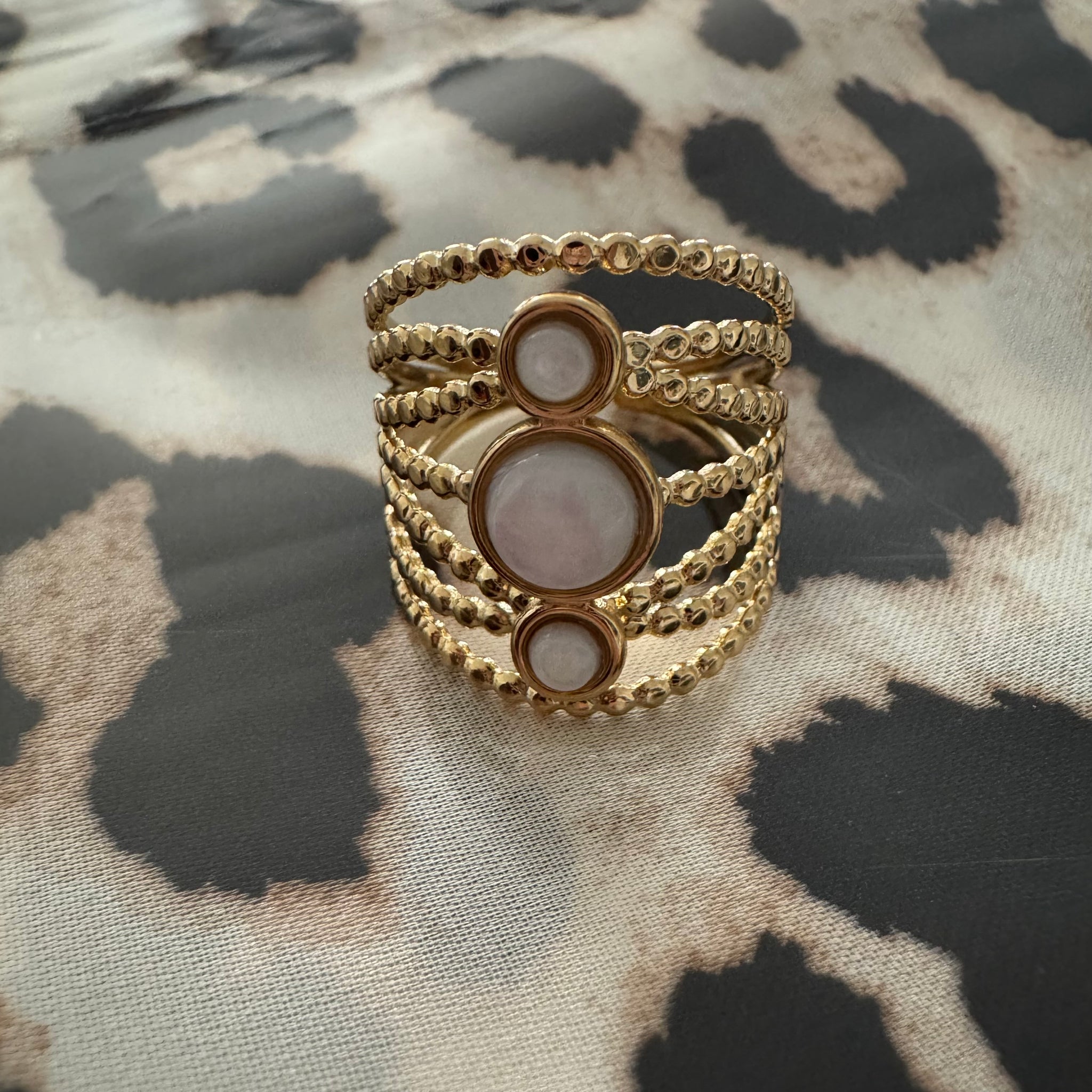 Bague Laura (Bordeaux ou Nacre)