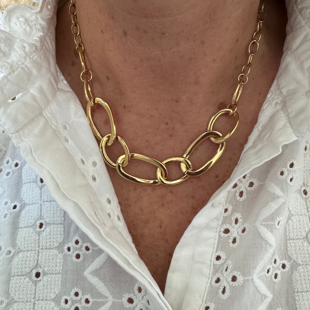 Collier Gourmette (Doré ou Argenté)