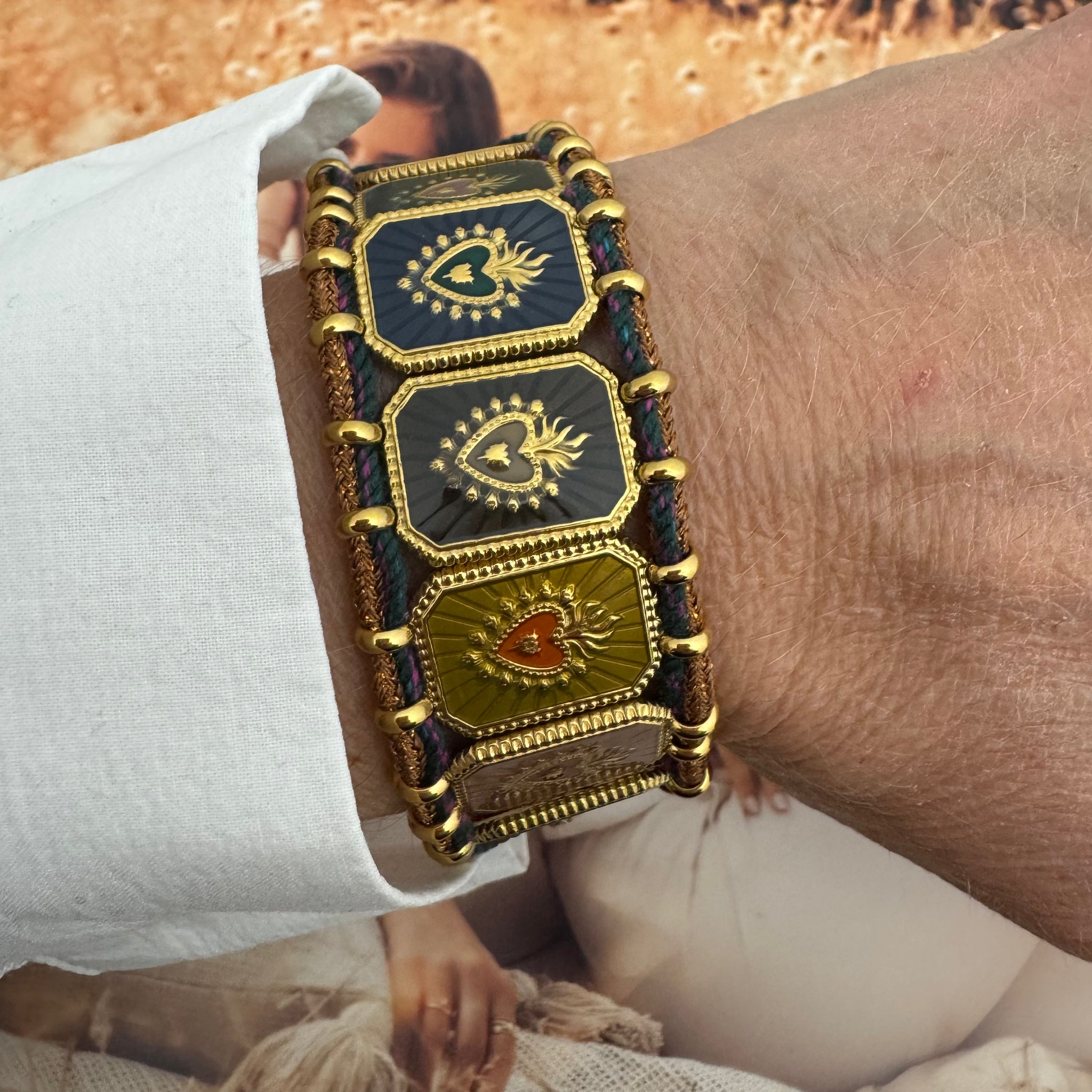 Bracelet Carmen Coeur (+2 couleurs)