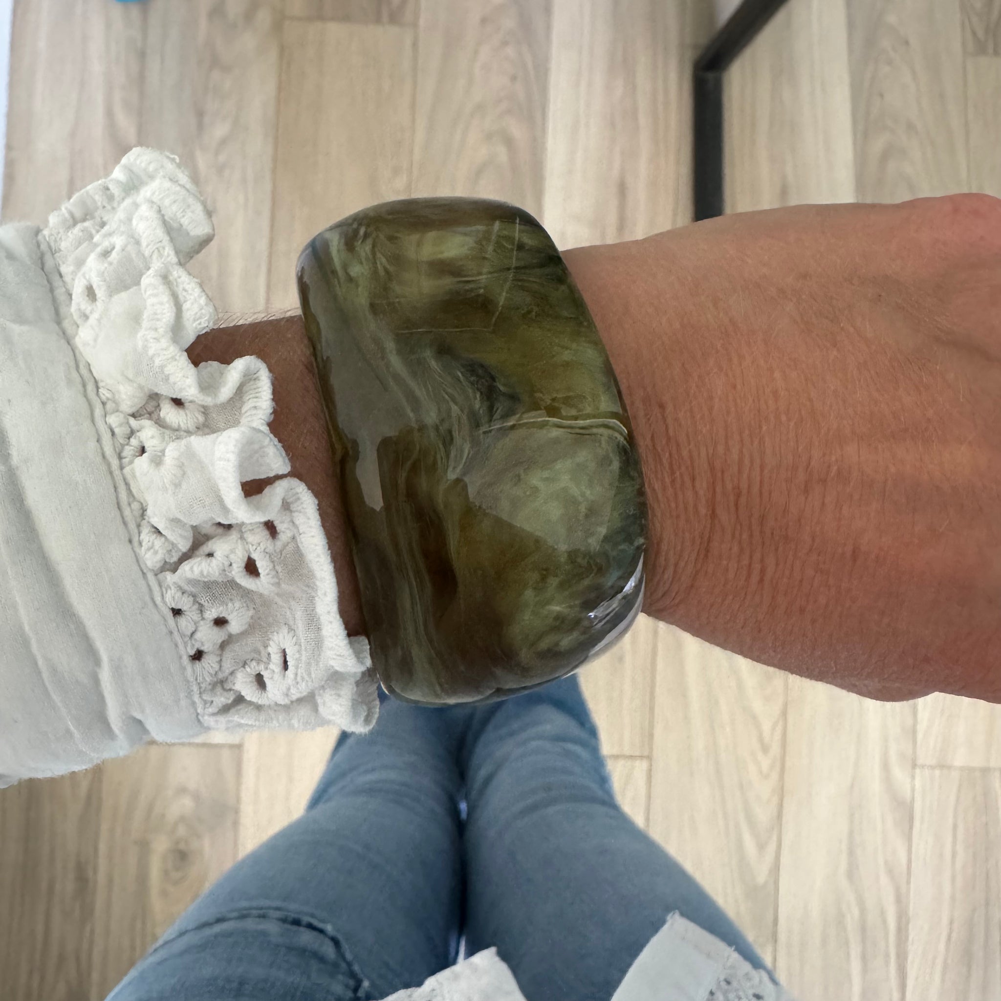 Jonc Large en résine (+couleurs)