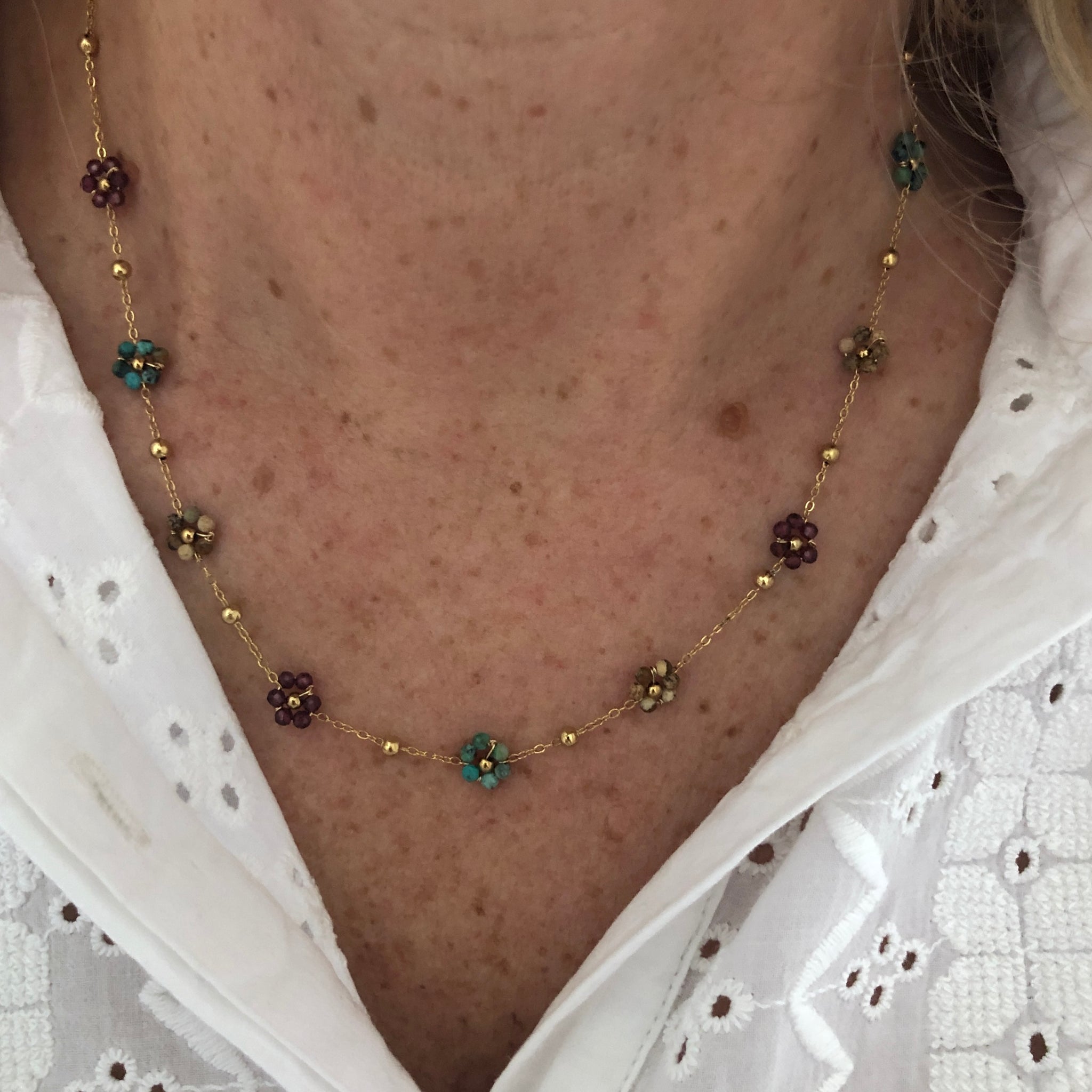 Collier Mini-Fleurs (+3couleurs)