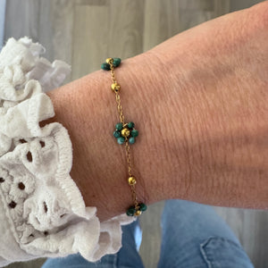 Nos Bracelet Mini-Fleurs (+3 couleurs)